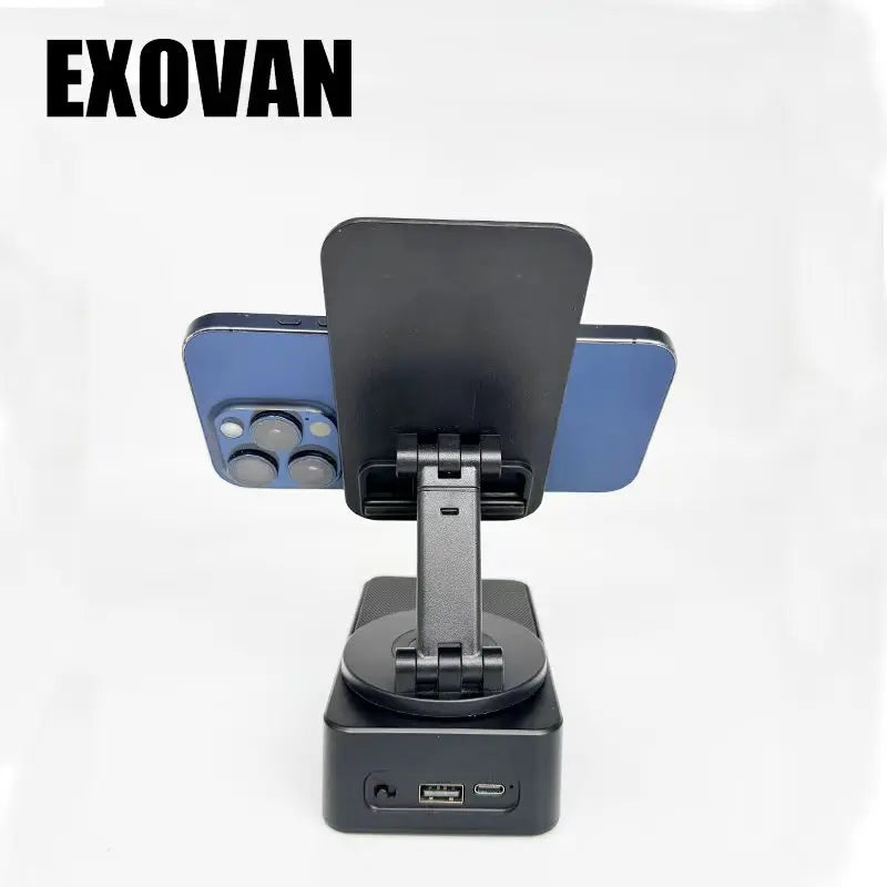 5-in-1 Bluetooth Speaker & Foldable Phone Stand with LED Ambient Light